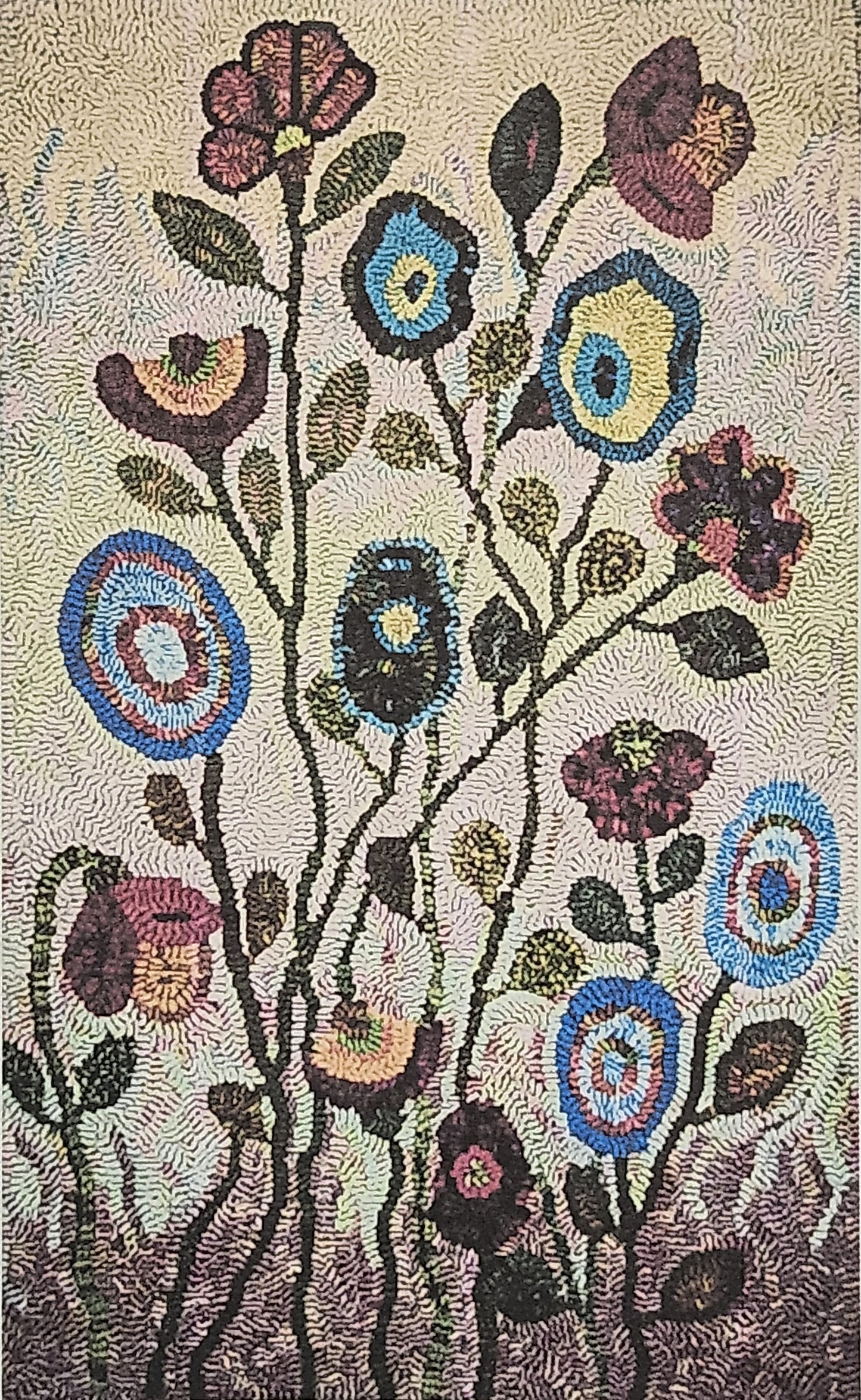 Flowers with Watercolor Background