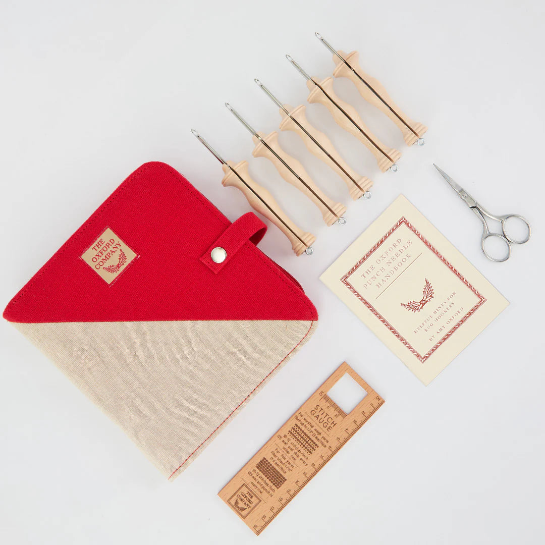 Oxford Punch Needle - Natural - Fine Point Set