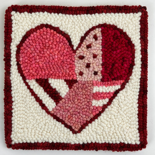 Red Patchwork Heart Kit by The Oxford Company