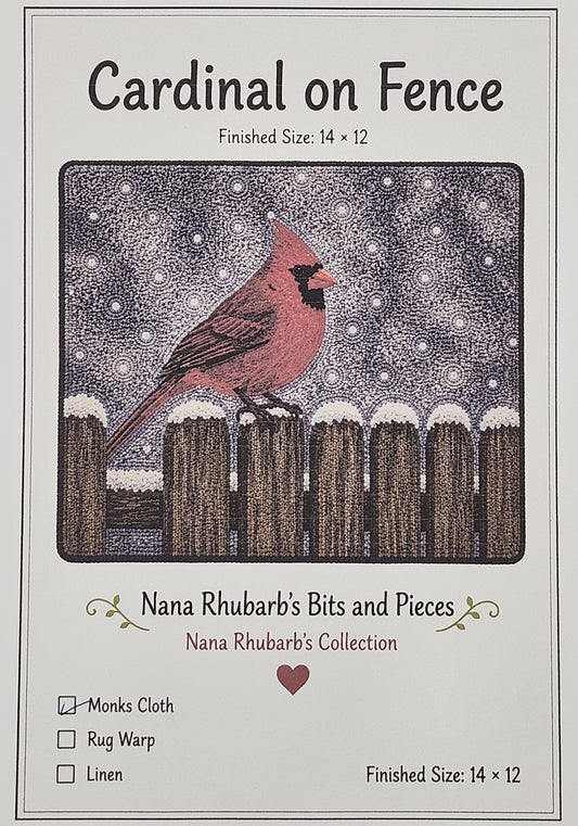 Cardinal on Fence
