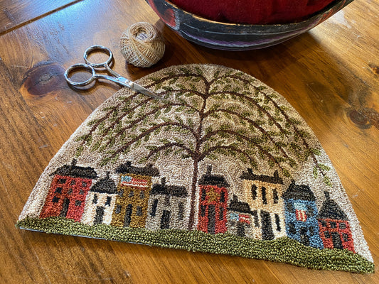 Summer Village Punch Needle Pattern