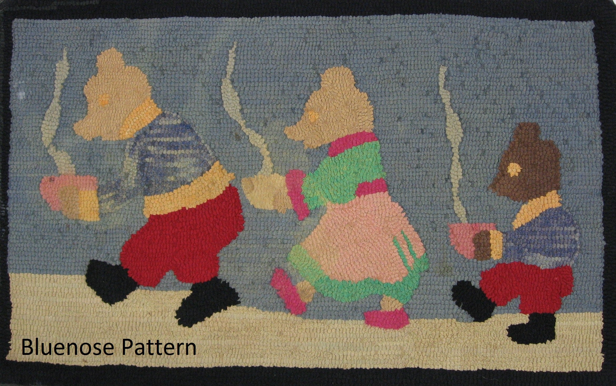 Three Bears Rug The 3 Bears – Punch Needle Rug Hooking
